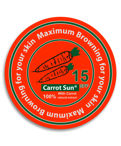 Carrot Sun Morkų Įdegio su SPF kremas