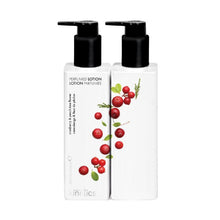 Įkelti vaizdą į galerijos rodinį, Kinetics - Parfumuotas Rankų ir Kūno Losjonas su Spanguolėmis ir Persikų Medžio Žiedais, HAND AND BODY LOTION CRANBERRY &amp; PEACH TREE FLOWER
