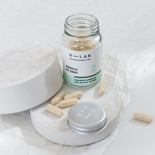 D-LAB Nutricosmetics Absolu de Zinc Maisto papildas cinkas grozioplanas.lt