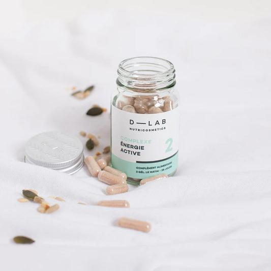 D-LAB Nutricosmetics Complexe Énergie Active Maisto papildas, aktyvios energijos kompleksas grozioplanas.lt