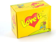 Įkelti vaizdą į galerijos rodinį, LOVE IS Coconut &amp; Pineapple Flavored Bubble Gum 1 BOX 4,2g x 100pcs, Sweet Gift
