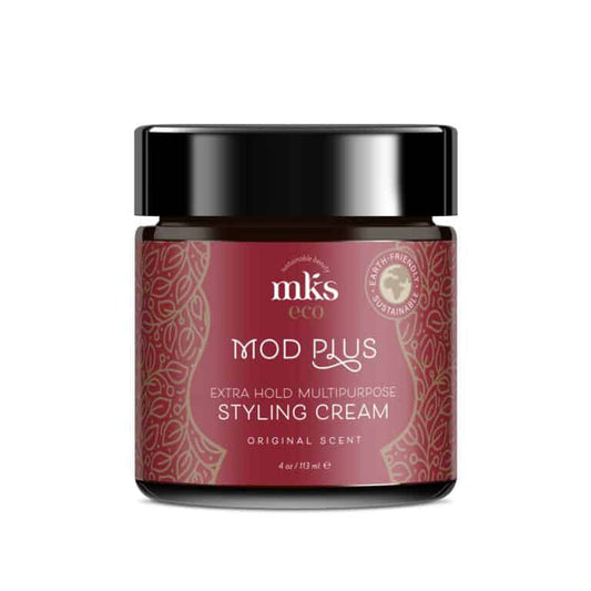 MKS eco MOD PLUS EXTRA HOLD stiprios fiksacijos daugiafunkcinis plaukų formavimo kremas, 113 g.