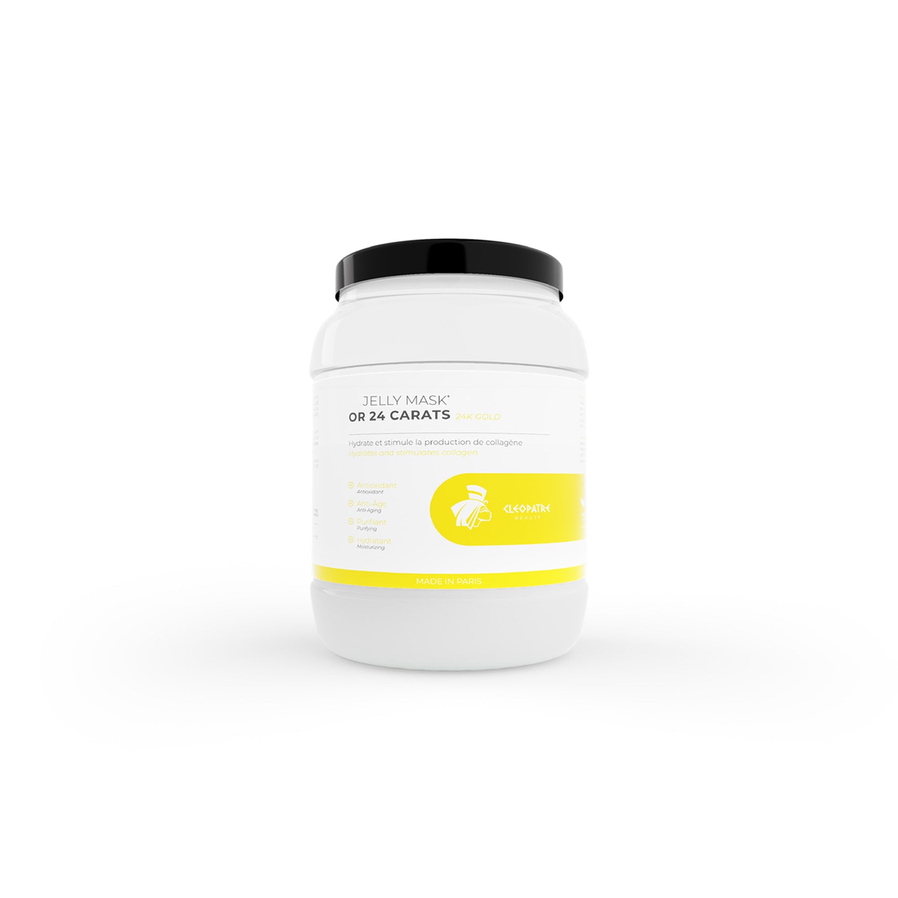 Cleopatre Beauty ® Gaivinanti alginatinė veido kaukė 24 karatų aukso grozioplanas.lt