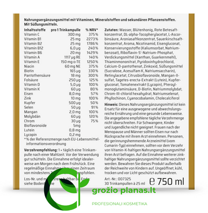 Sanhelios geriamųjų ampulių vitaminų kompleksas