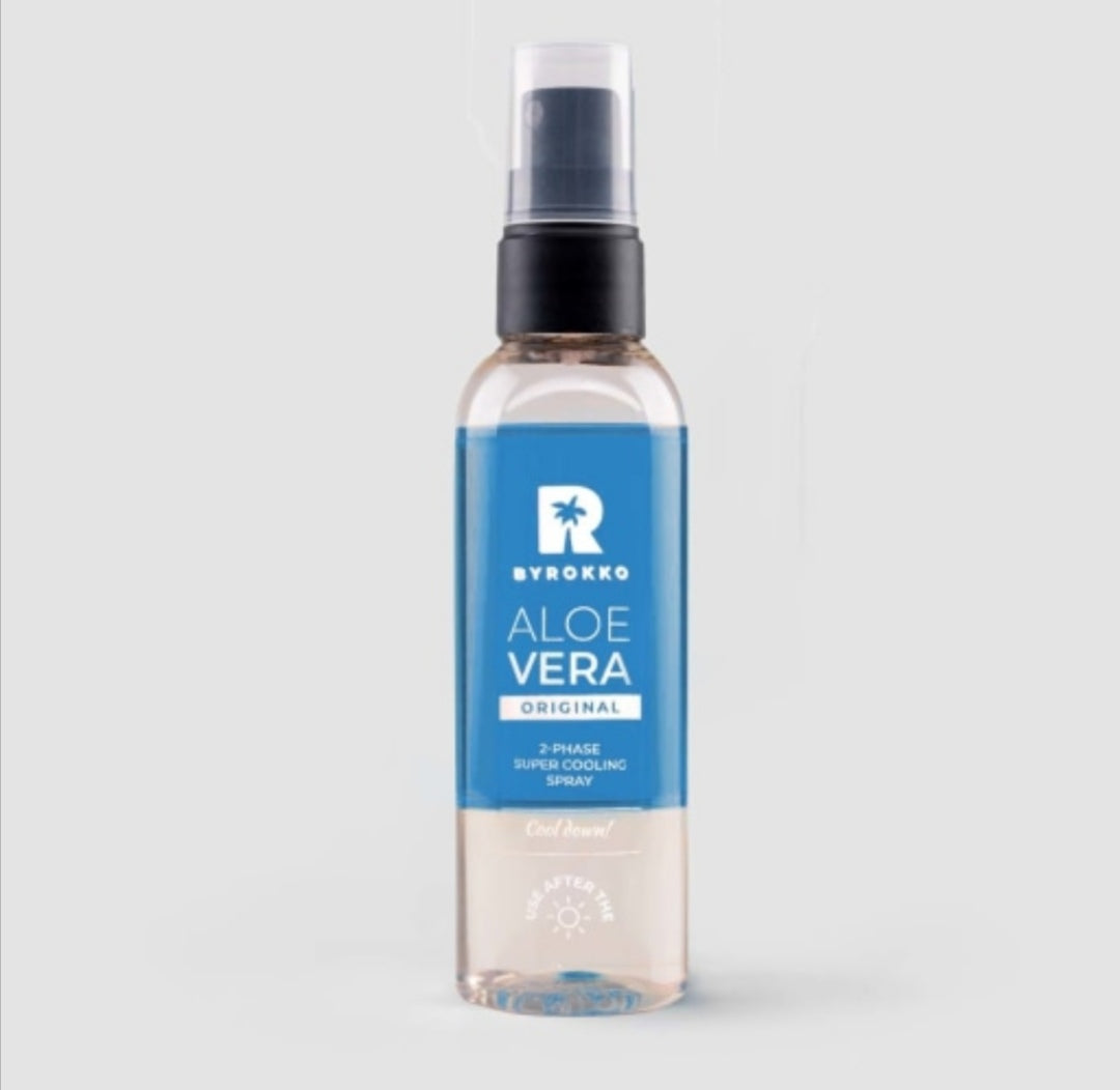Aloe Vera Two-phase super cooling spray Dvifazis itin vėsinantis purškiklis Su alijošiumi ir hialurono rūgštimi grozioplanas.lt
