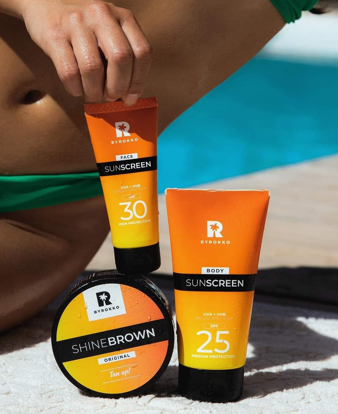 Shine Brown Rinkinys  SPF 30 SPF 25