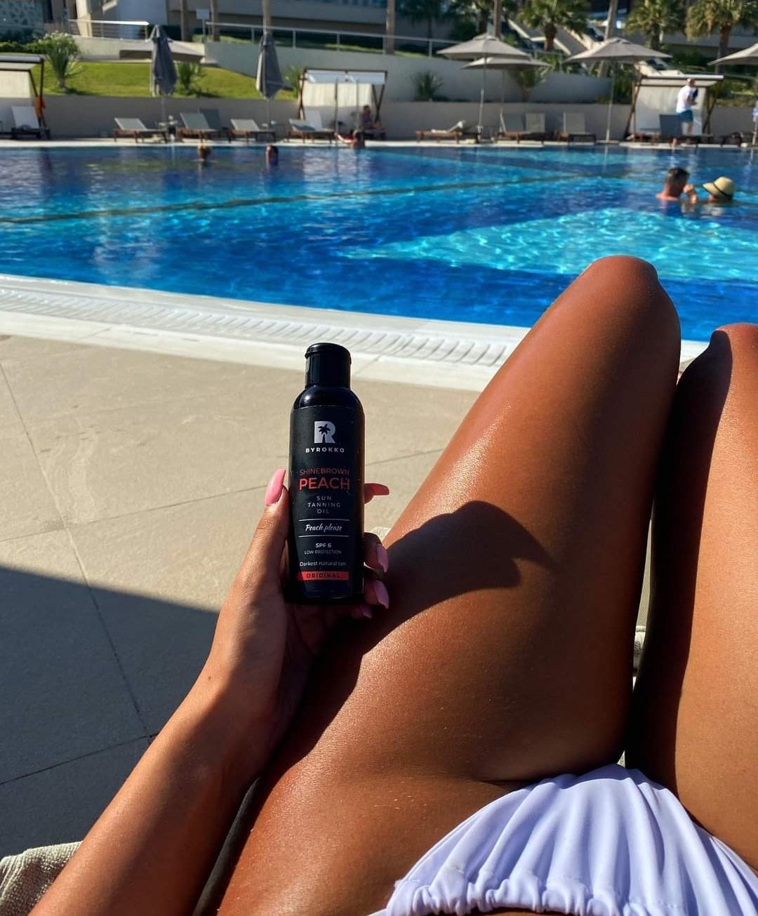 SHINE BROWN oil su SPF6