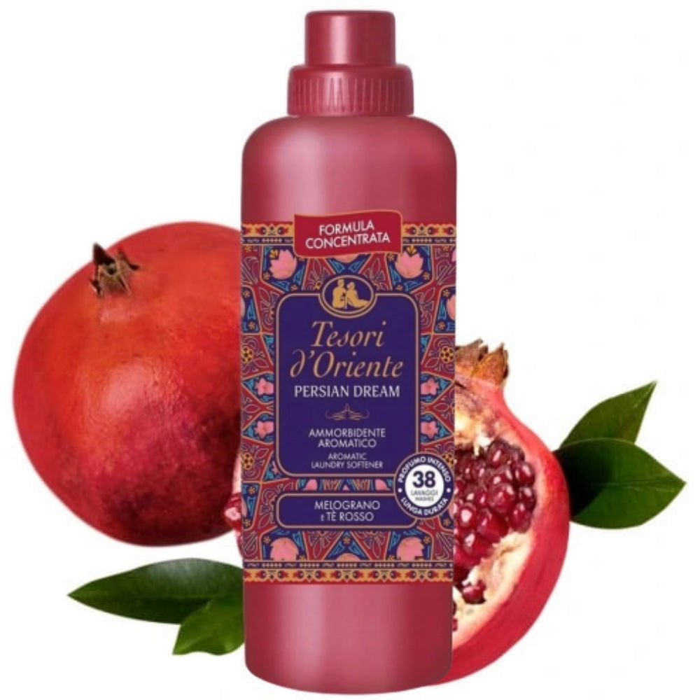 Tesori d'Oriente PERSIAN Fabric Softener, Parfumuotas Skalbinių Minkštiklis 760 ml, audinių kondicionierius, Kvapnus skalbinių minkštiklis, koncentruotas skalbinių minkštiklis, aromaterapinis skalbinių minkštiklis, ilgai išliekantis gaivus kvapas