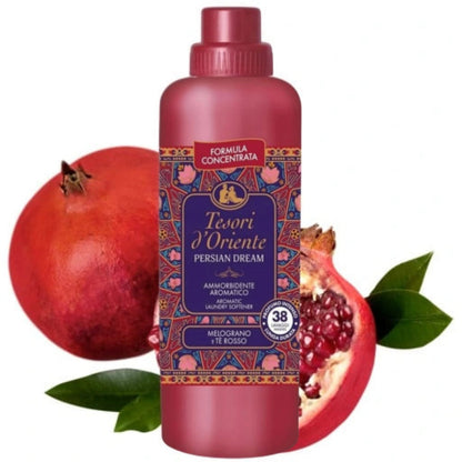 Tesori d'Oriente PERSIAN Fabric Softener, Parfumuotas Skalbinių Minkštiklis 760 ml, audinių kondicionierius, Kvapnus skalbinių minkštiklis, koncentruotas skalbinių minkštiklis, aromaterapinis skalbinių minkštiklis, ilgai išliekantis gaivus kvapas