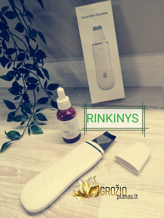 Rinkinys ultragarsinė mentelė ir veido pilingas