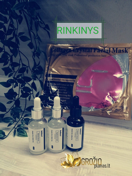 Benatu serumu rinkinys retinolis hialuronas vitaminas c grozioplanas.lt
