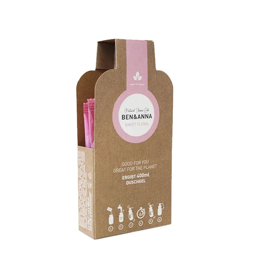 Ben & Anna „Sweet Floral“ natūralūs dušo želė dribsniai