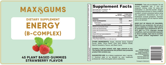 Enerdijos guminukai B complex grozioplanas.lt