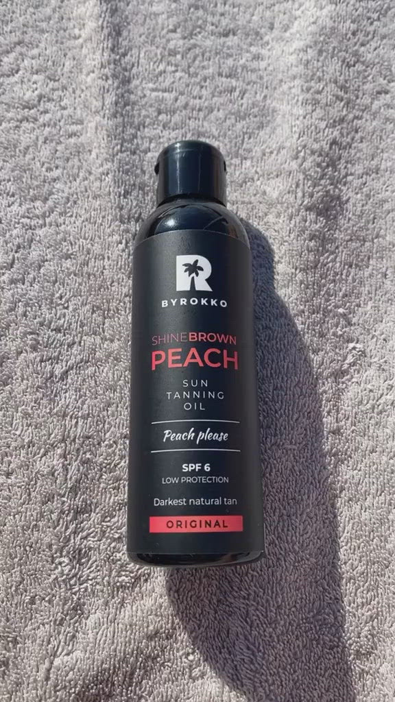 SHINEBROWN oil SPF6 idegio aliejus grozioplanas.lt