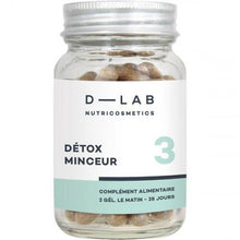 Įkelti vaizdą į galerijos rodinį, D-LAB NUTRICOSMETICS D-LAB Nutricosmetics Détox Minceur Maisto papildas lieknėjimo detoksikacijai  grozioplanas.lt
