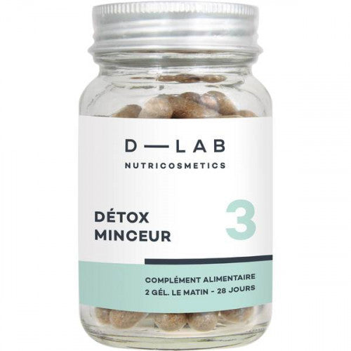 D-LAB NUTRICOSMETICS D-LAB Nutricosmetics Détox Minceur Maisto papildas lieknėjimo detoksikacijai  grozioplanas.lt