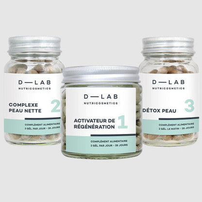 D-LAB Nutricosmetics Peu-Parfaite Maisto papildų kompleksas, tobulai odai grozioplanas.lt