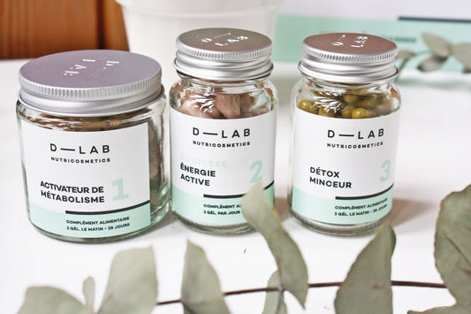 D-LAB NUTRICOSMETICS D-LAB Nutricosmetics Programme Brûle-Graisses Maisto papildų kompleksas, riebalų deginimui grozioplanas.lt
