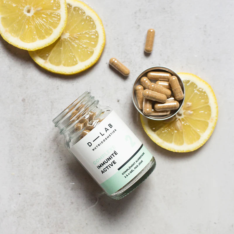 D-LAB Nutricosmetics Immunite Active Maisto papildai imuninei sistemai grozioplanas.lt