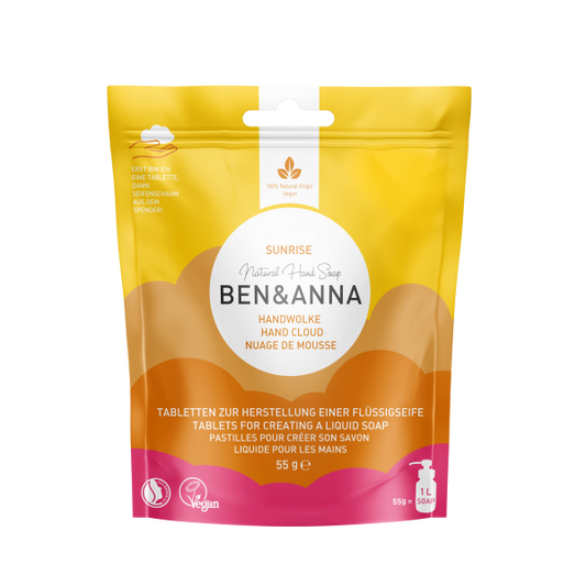 Ben & Anna „Handcloud Sunrise“ rankų muilo tabletės