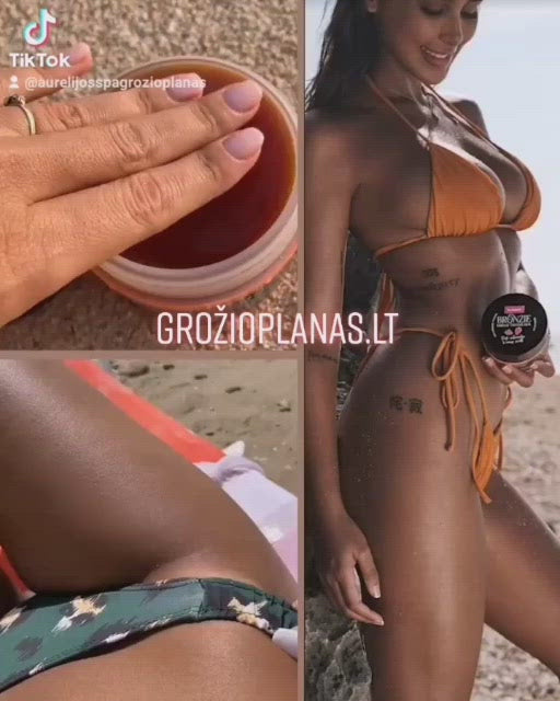 Momentinio poveikio įdegio kremas (Džemas) BRONZIE Bodybite grozioplanas.lt