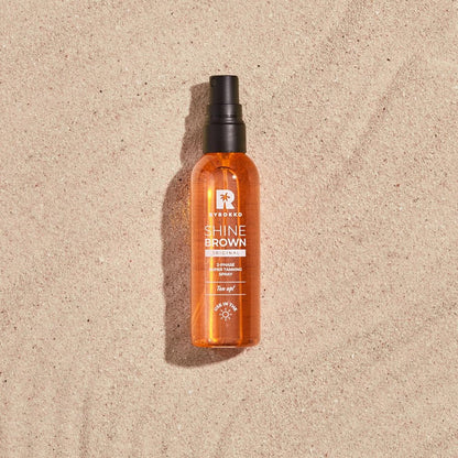 Shine Brown Two-Phase Super Tanning Spray Dvifazis įdegio purškiklis „BYROKKO™“ grozioplanas.lt