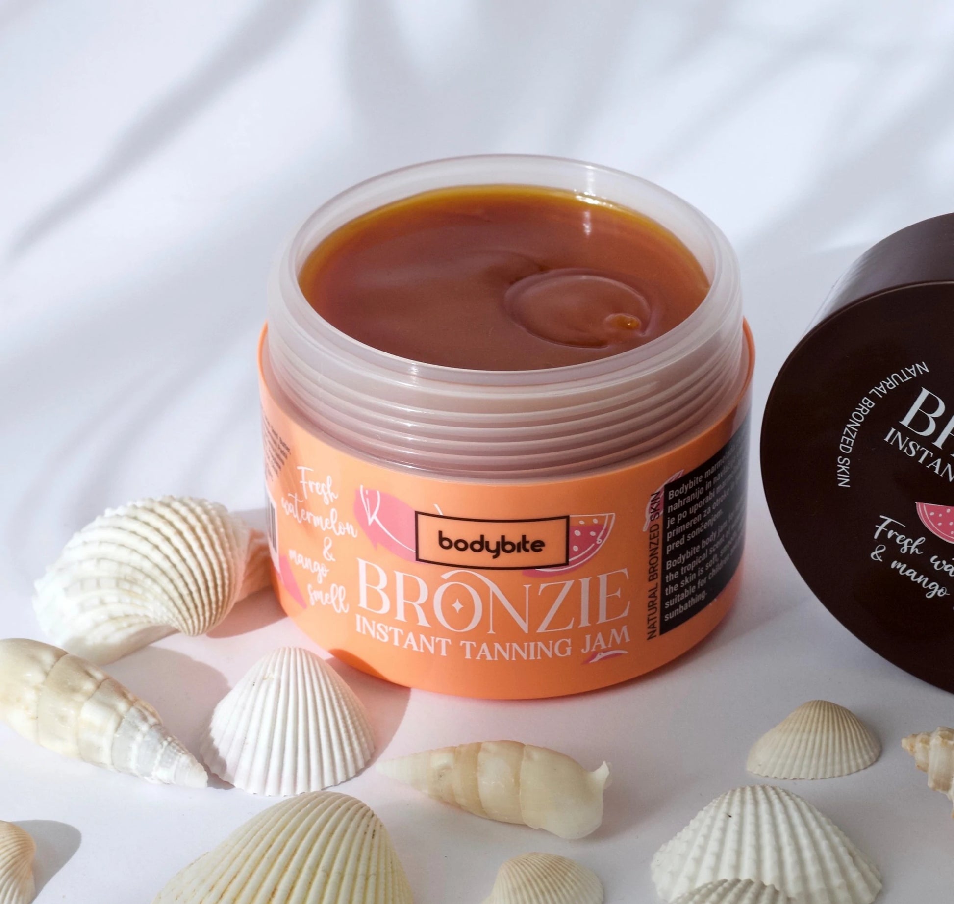Momentinio poveikio įdegio kremas (Džemas) BRONZIE Bodybite grozioplanas.lt