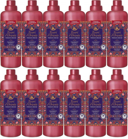 Tesori d'Oriente PERSIAN Fabric Softener, Parfumuotas Skalbinių Minkštiklis 760 ml, audinių kondicionierius, Kvapnus skalbinių minkštiklis, koncentruotas skalbinių minkštiklis, aromaterapinis skalbinių minkštiklis, ilgai išliekantis gaivus kvapas