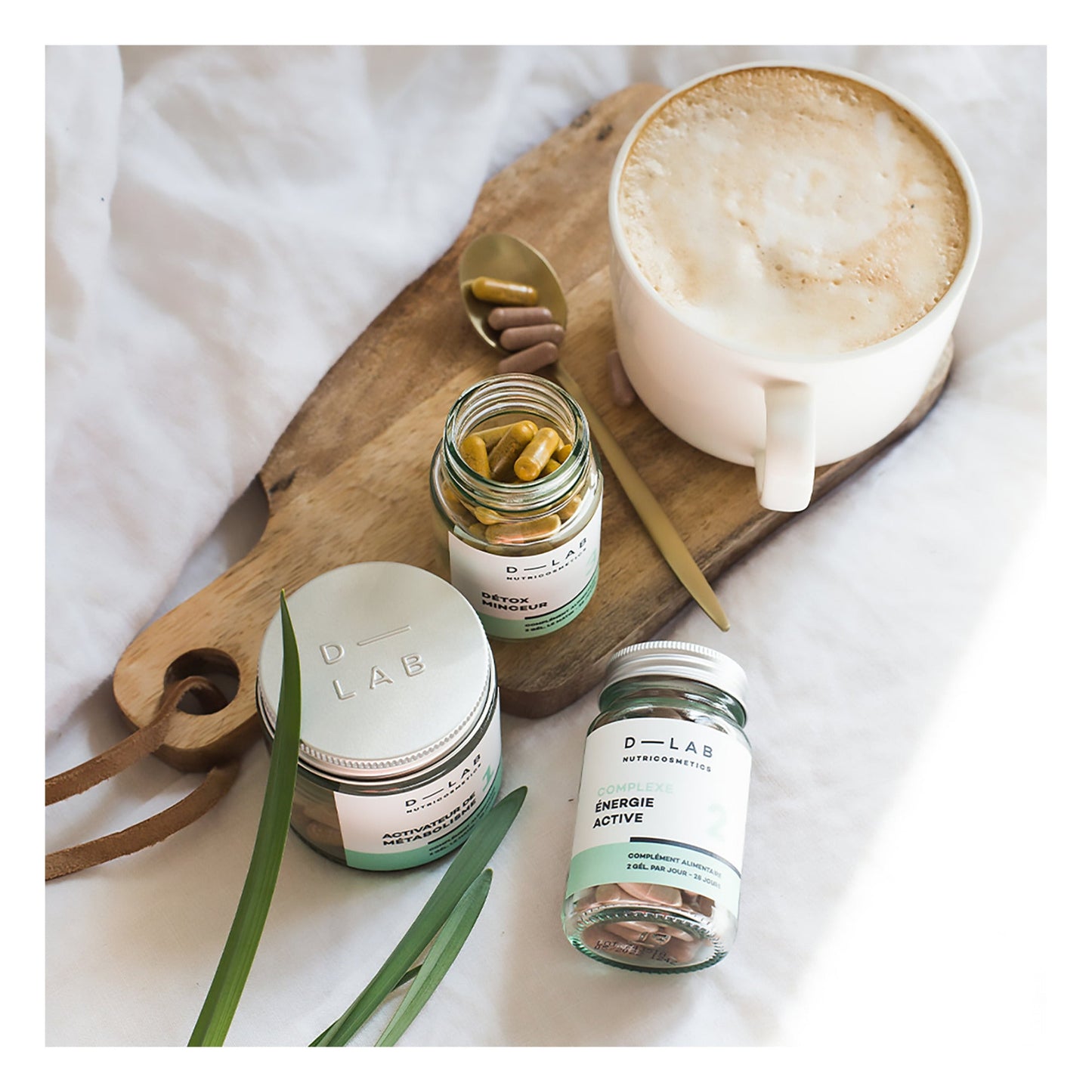 D-LAB NUTRICOSMETICS D-LAB Nutricosmetics Programme Brûle-Graisses Maisto papildų kompleksas, riebalų deginimui grozioplanas.lt