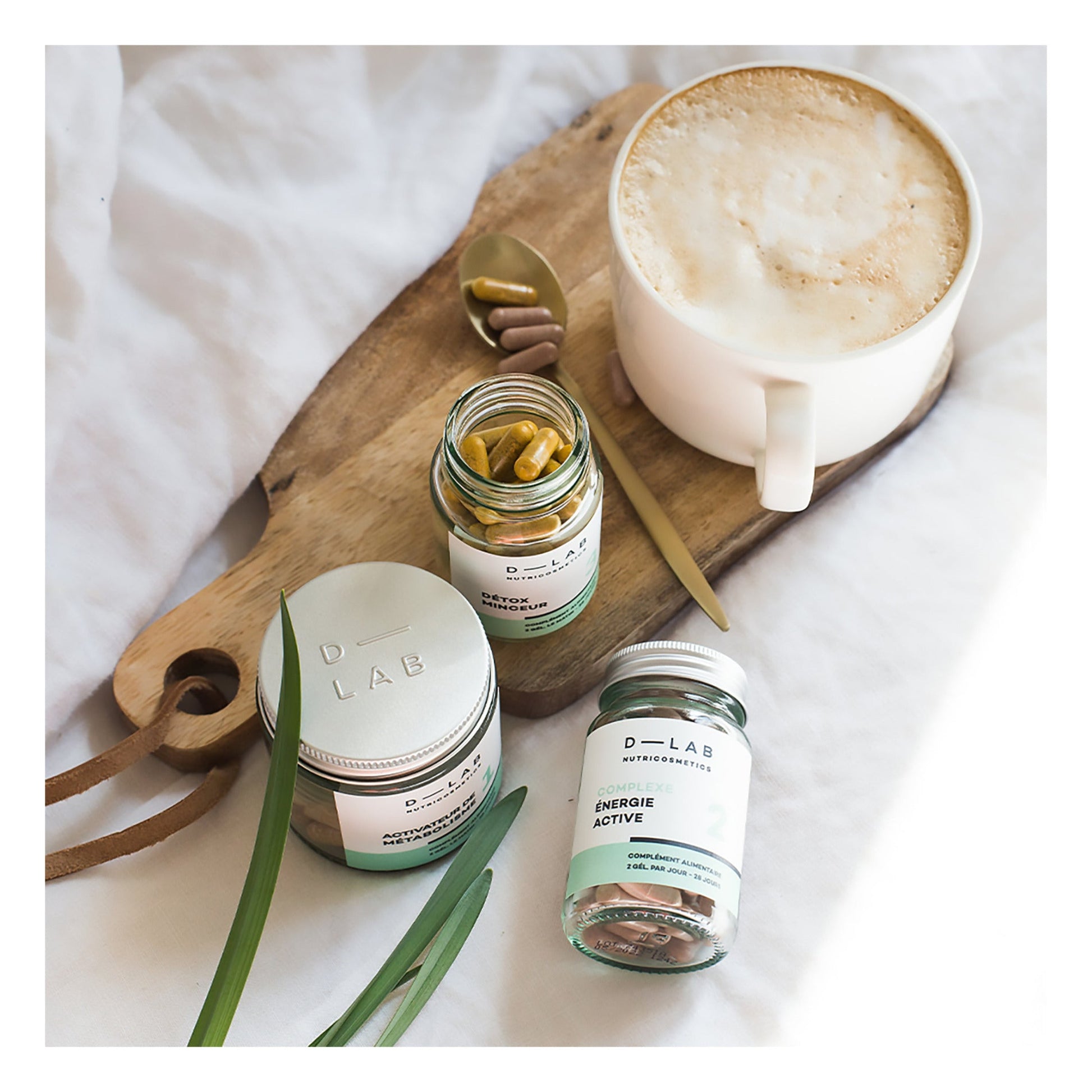 D-LAB NUTRICOSMETICS D-LAB Nutricosmetics Programme Brûle-Graisses Maisto papildų kompleksas, riebalų deginimui grozioplanas.lt