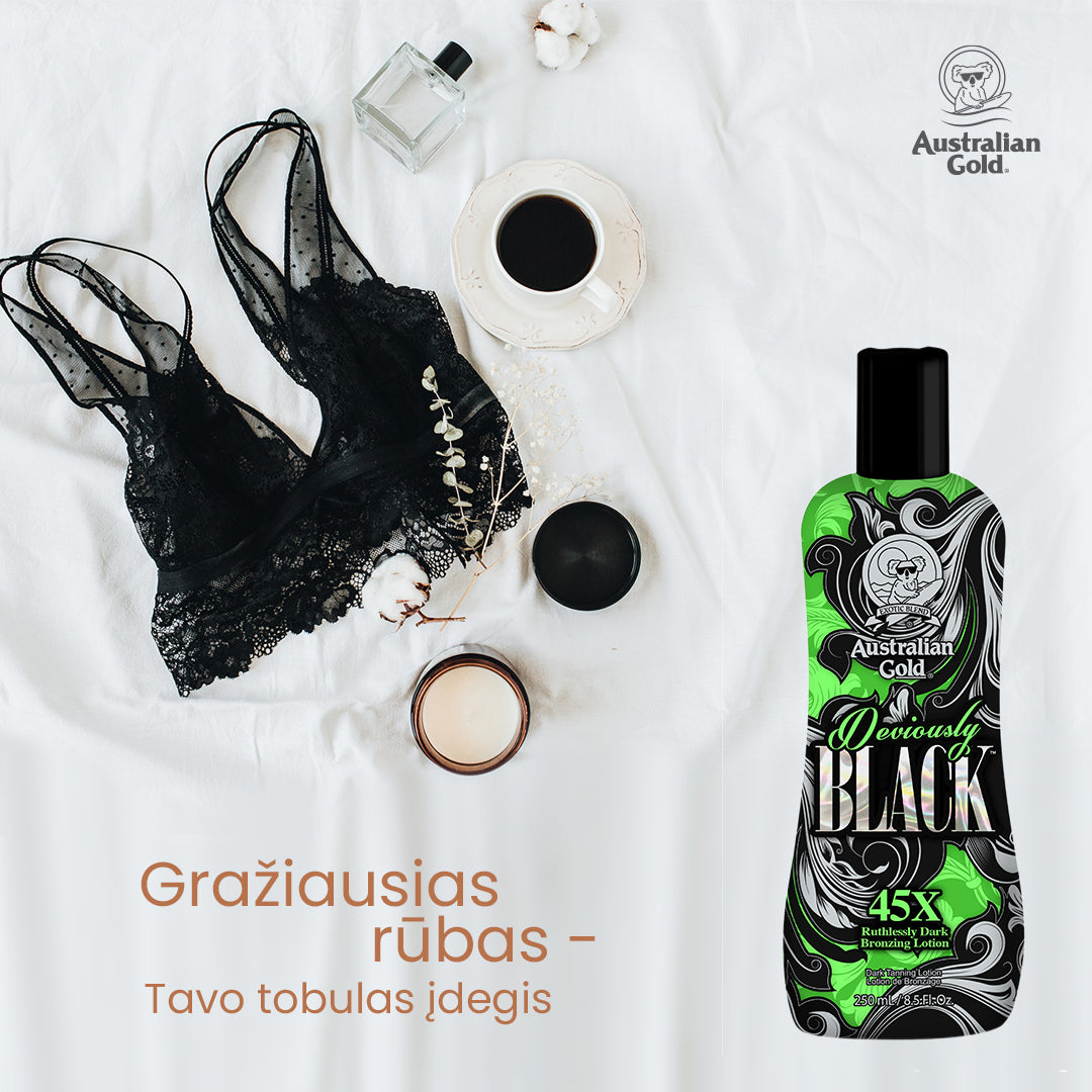 Soliariumo įdegio kremas Deviously Black 250ml grozioplanas.lt