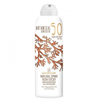 SPF50 Botanical purškiama apsauga nuo saulės Australian Gold grozioplanas.lt